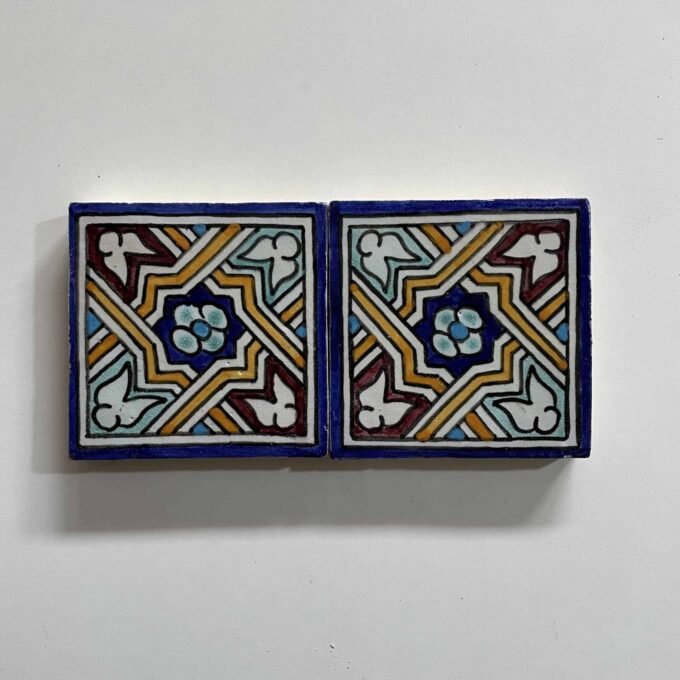 Moroccan Hand Painted  Artisanal tiles Kitchen