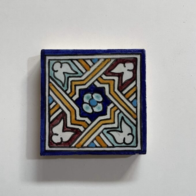 Moroccan Hand Painted  Artisanal tiles Kitchen