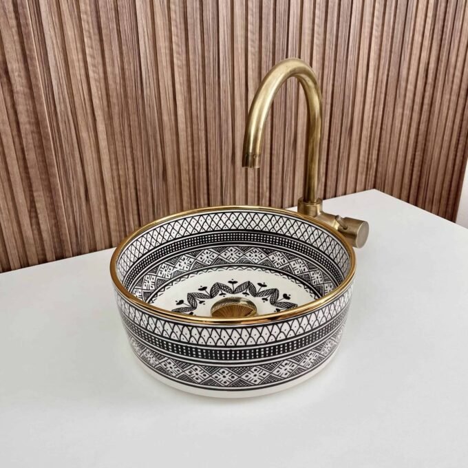 Luxury Moroccan Ceramic Sink 100 % Handmade