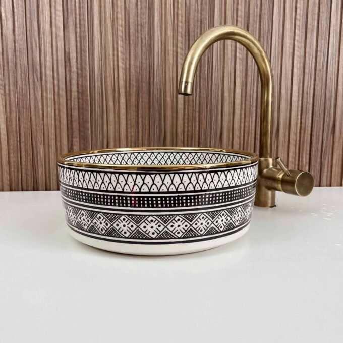Luxury Moroccan Ceramic Sink 100 % Handmade