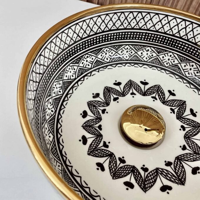Luxury Moroccan Ceramic Sink 100 % Handmade