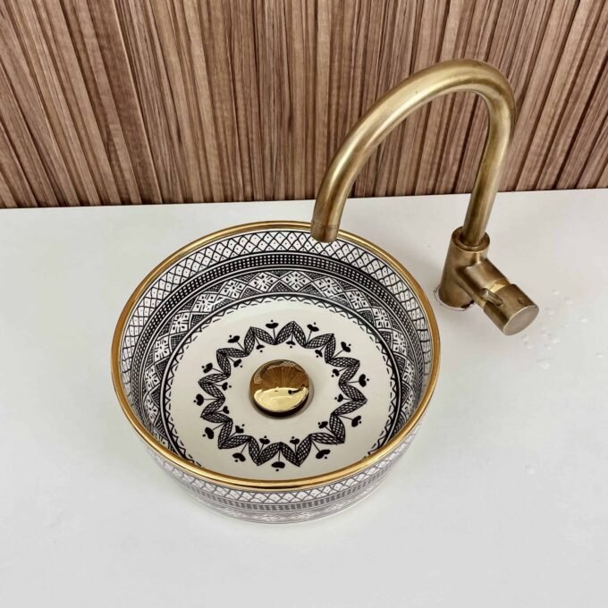 Luxury Moroccan Ceramic Sink 100 % Handmade