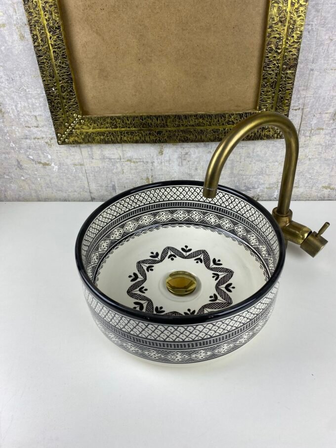 Custom Handcrafted Moroccan Bathroom Basin-Sink