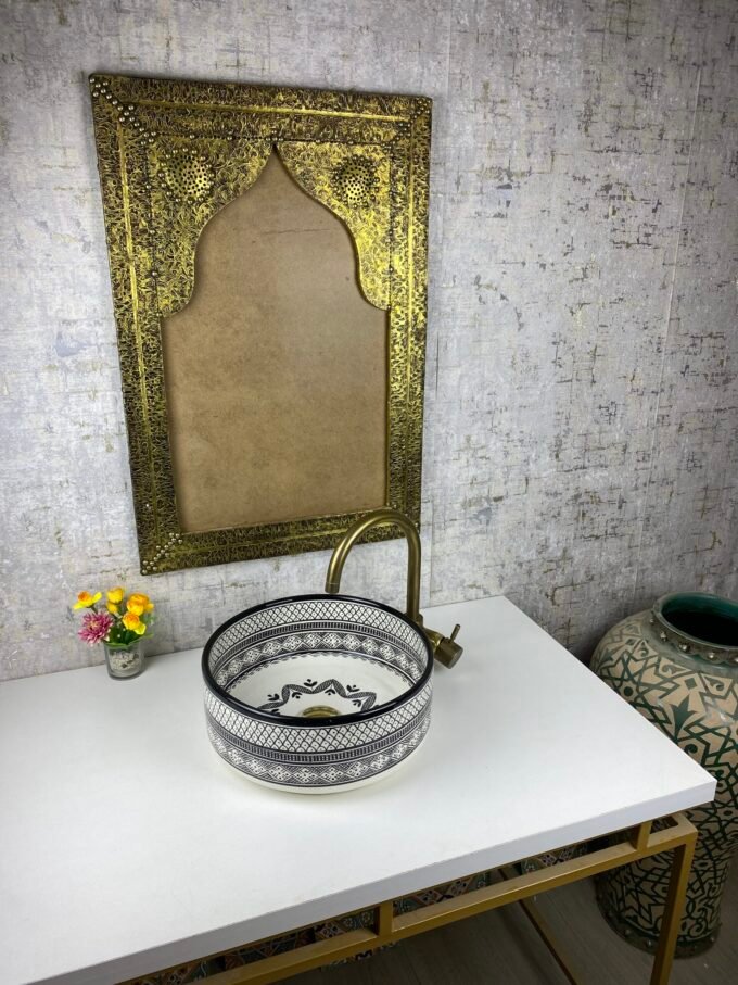 Custom Handcrafted Moroccan Bathroom Basin-Sink