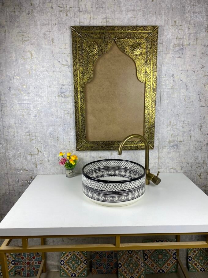 Custom Handcrafted Moroccan Bathroom Basin-Sink