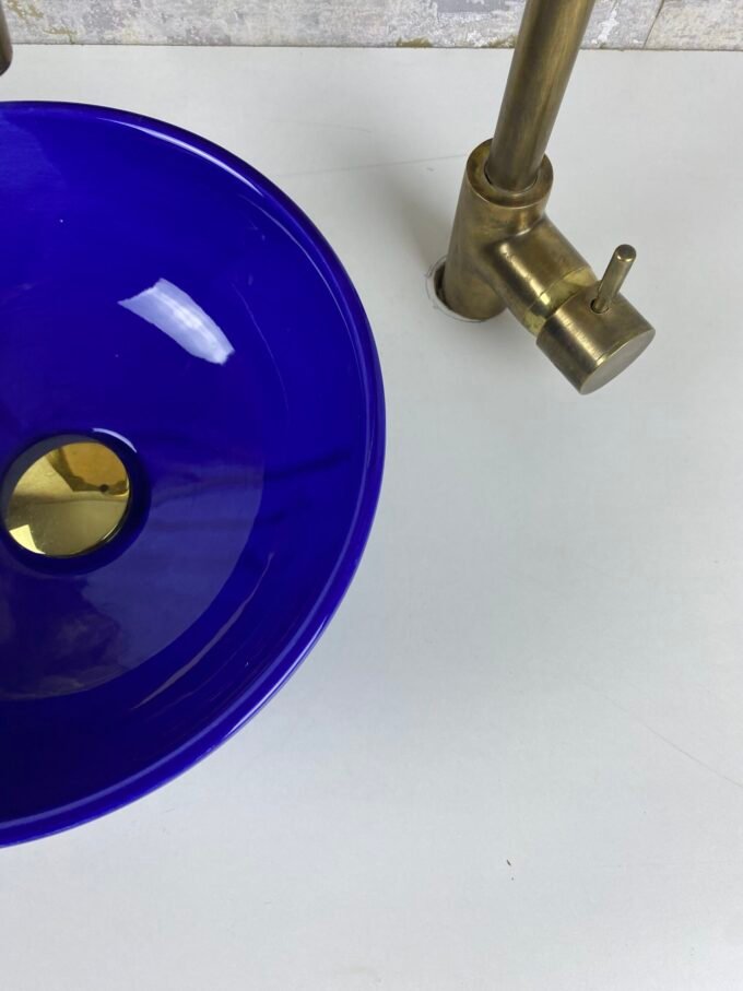 Handcrafted Blue Royal Moroccan ceramic Sink