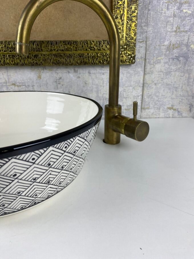 Fantastic Craft Moroccan Bathroom Bowl Basin