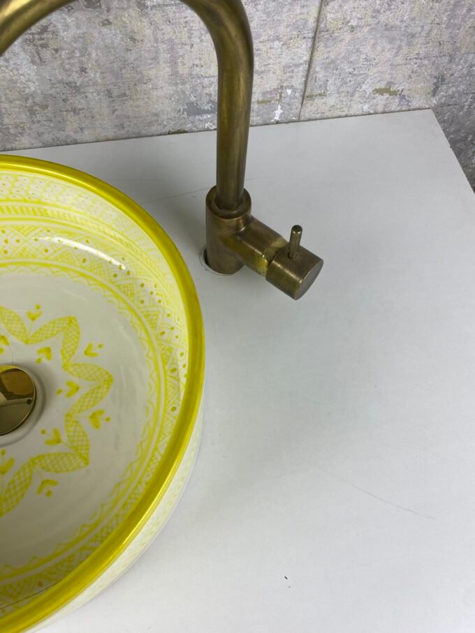 Handmade Ziwani Moroccan Bathroom Sink Lavatory