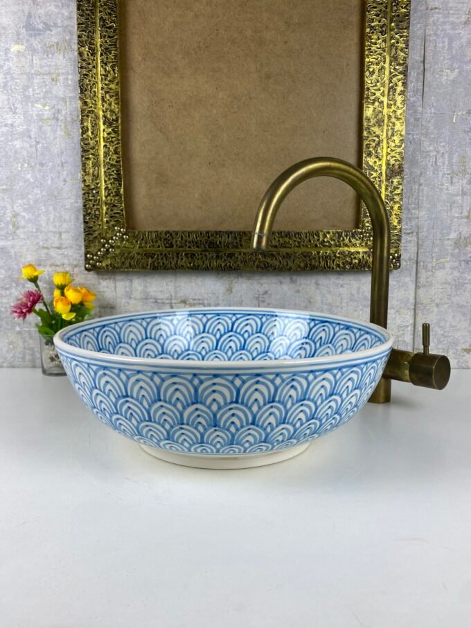 Handmade Modern Bathroom Ceramic Sink