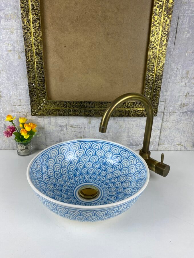 Handmade Modern Bathroom Ceramic Sink