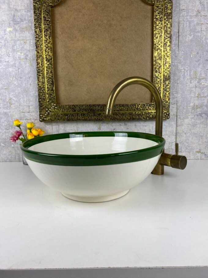 Special Handmade Moroccan Ceramic Sink