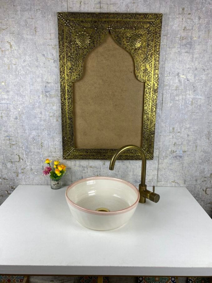 Handmade Moroccan Bathroom  Sink Lavatory