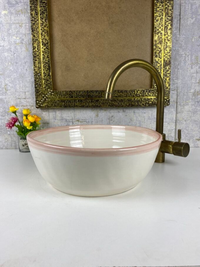 Handmade Moroccan Bathroom  Sink Lavatory