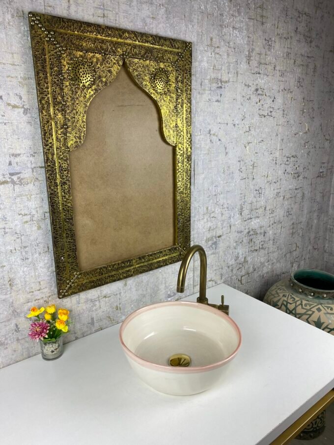 Handmade Moroccan Bathroom  Sink Lavatory
