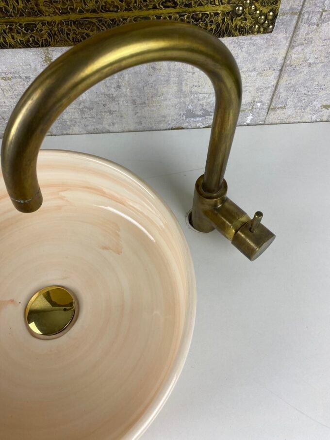 Moroccan Ceramic Hand Painted Washbasin