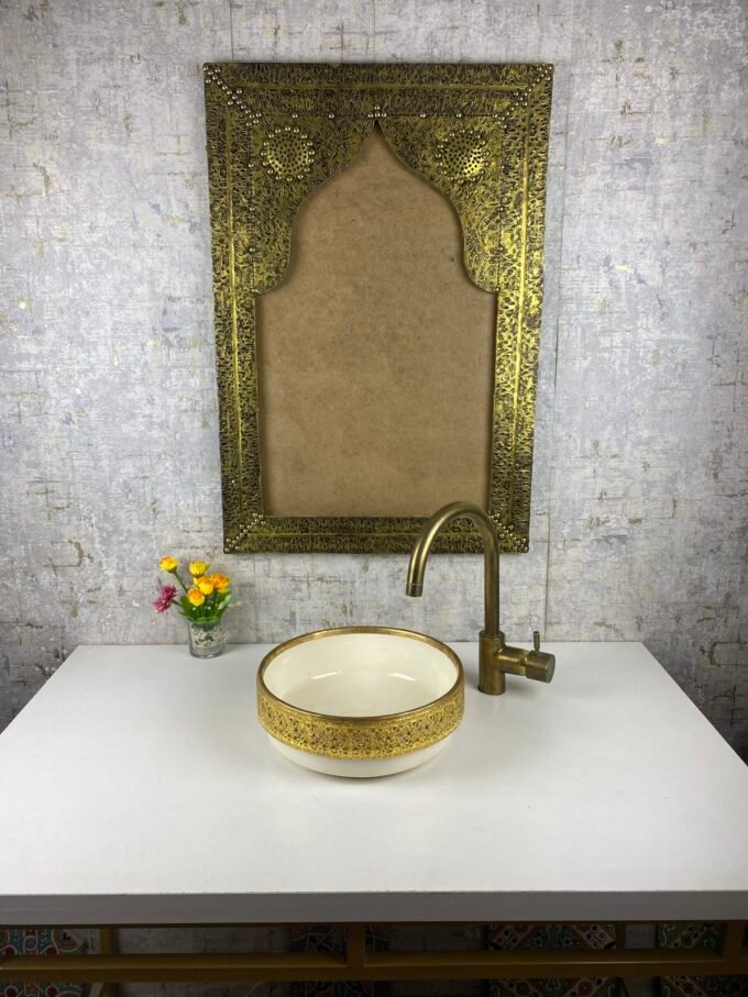 Ceramic sink With moroccan Style - Handmaded Sink