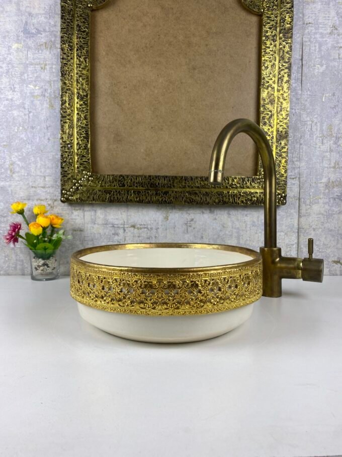 Ceramic sink With moroccan Style - Handmaded Sink