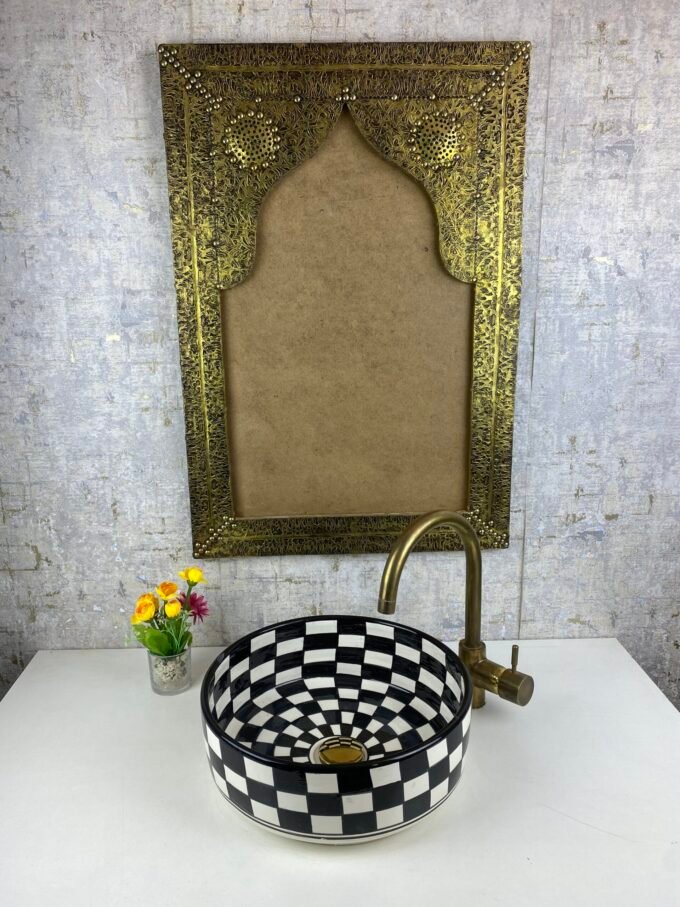 Hand-Painted Bathroom Bowl Sink Lavatory