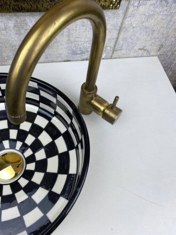 Hand-Painted Bathroom Bowl Sink Lavatory