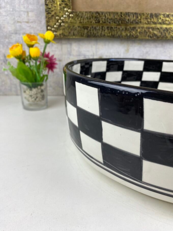 Hand-Painted Bathroom Bowl Sink Lavatory