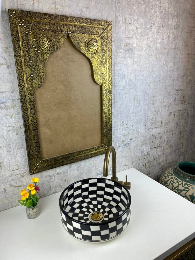 Hand-Painted Bathroom Bowl Sink Lavatory