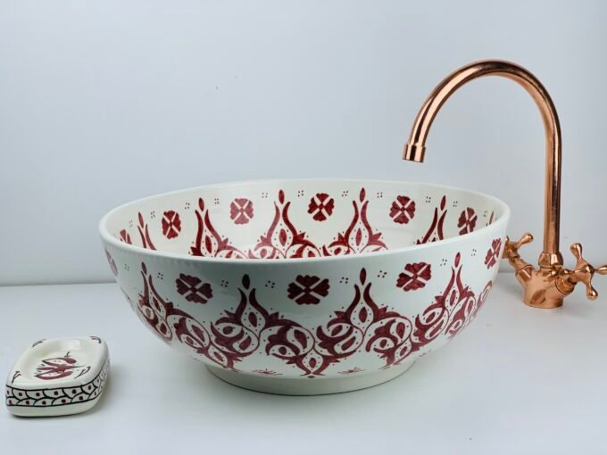 Amazing Moorish Moroccan Ceramic Sink Unique