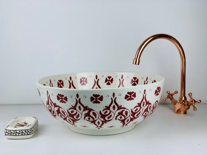 Amazing Moorish Moroccan Ceramic Sink Unique