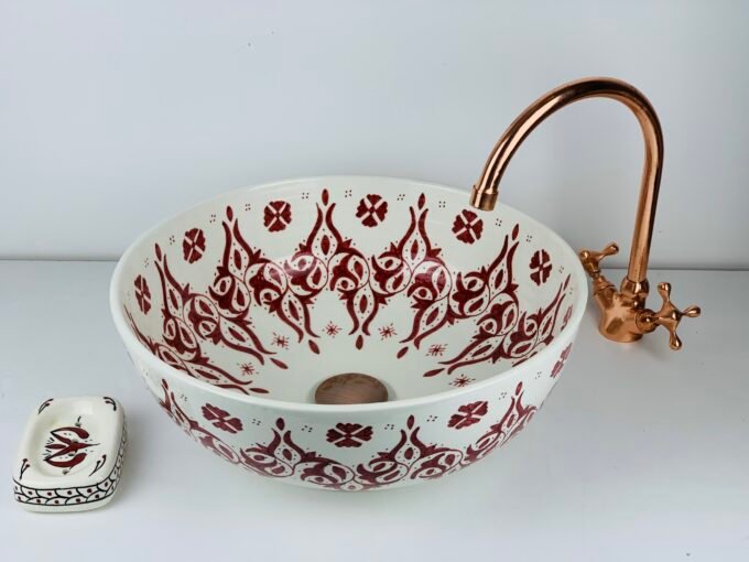 Amazing Moorish Moroccan Ceramic Sink Unique