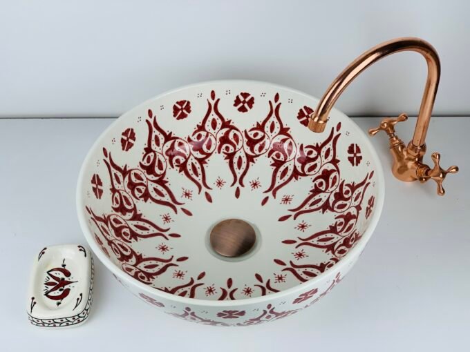 Amazing Moorish Moroccan Ceramic Sink Unique