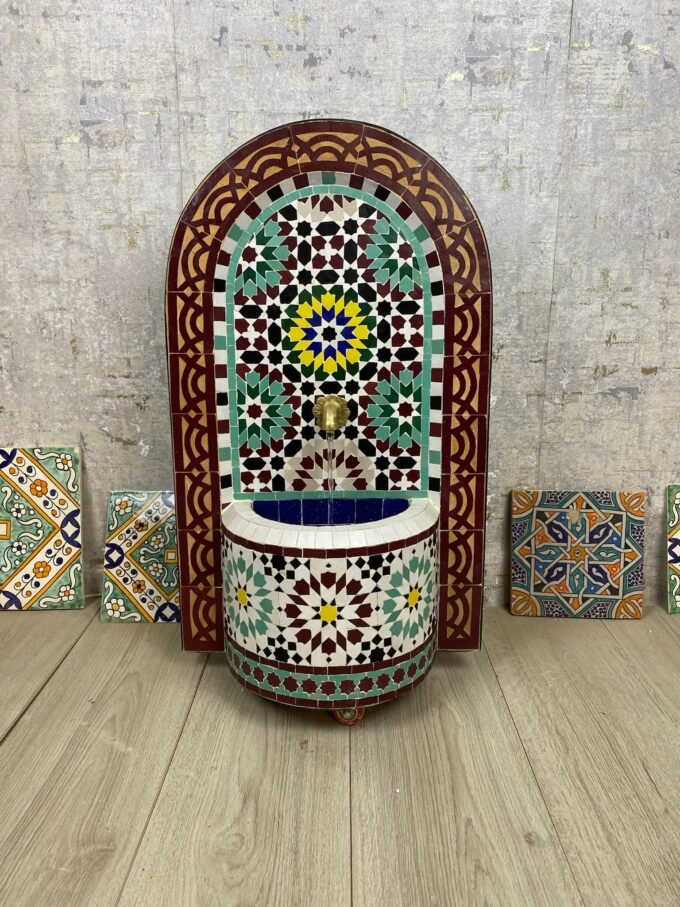 Beautiful Customizable Rustic Wall Water Fountain