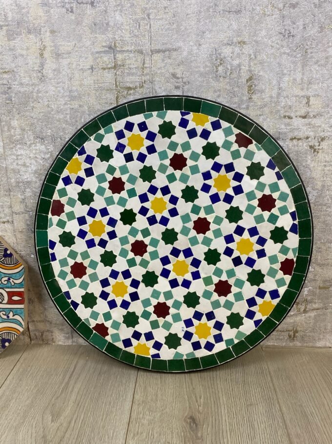 Custom Moroccan Zellige Mosaic TableTop
