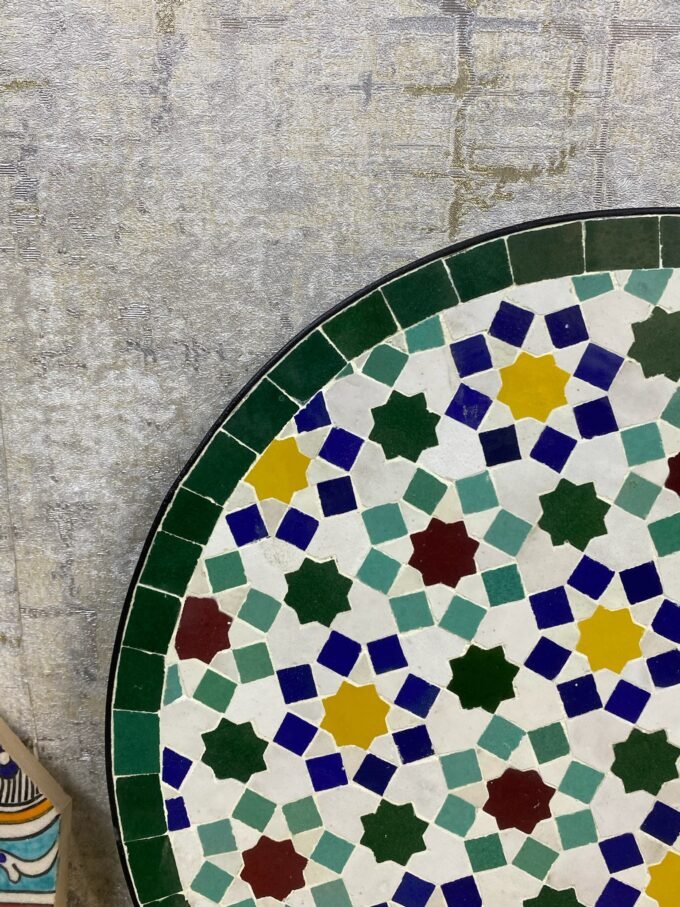 Custom Moroccan Zellige Mosaic TableTop