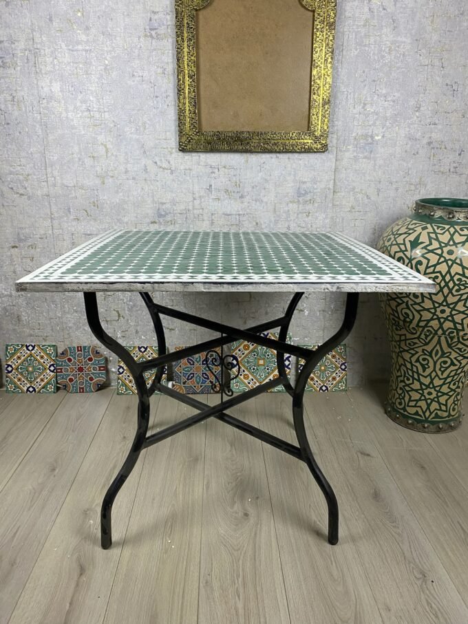 Moroccan Tile Art Table – Personalized Masterpiece