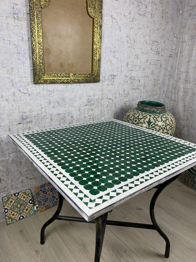 Moroccan Tile Art Table – Personalized Masterpiece