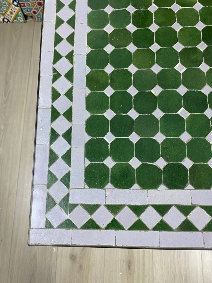 Customizable Moroccan Mosaic Table – Handmade