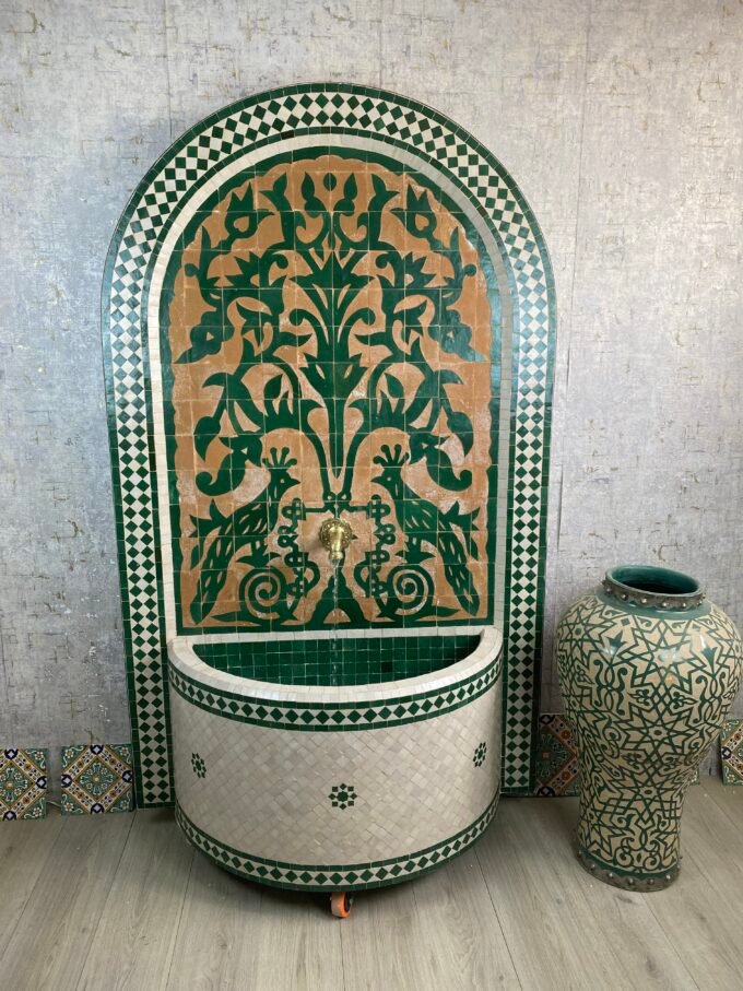 CUSTOMIZABLE Patio Rustic  Wall Water Fountain