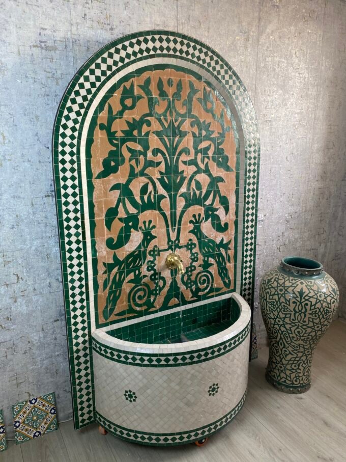 CUSTOMIZABLE Patio Rustic  Wall Water Fountain