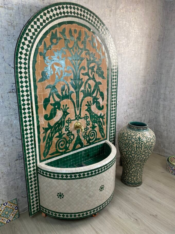 CUSTOMIZABLE Patio Rustic  Wall Water Fountain
