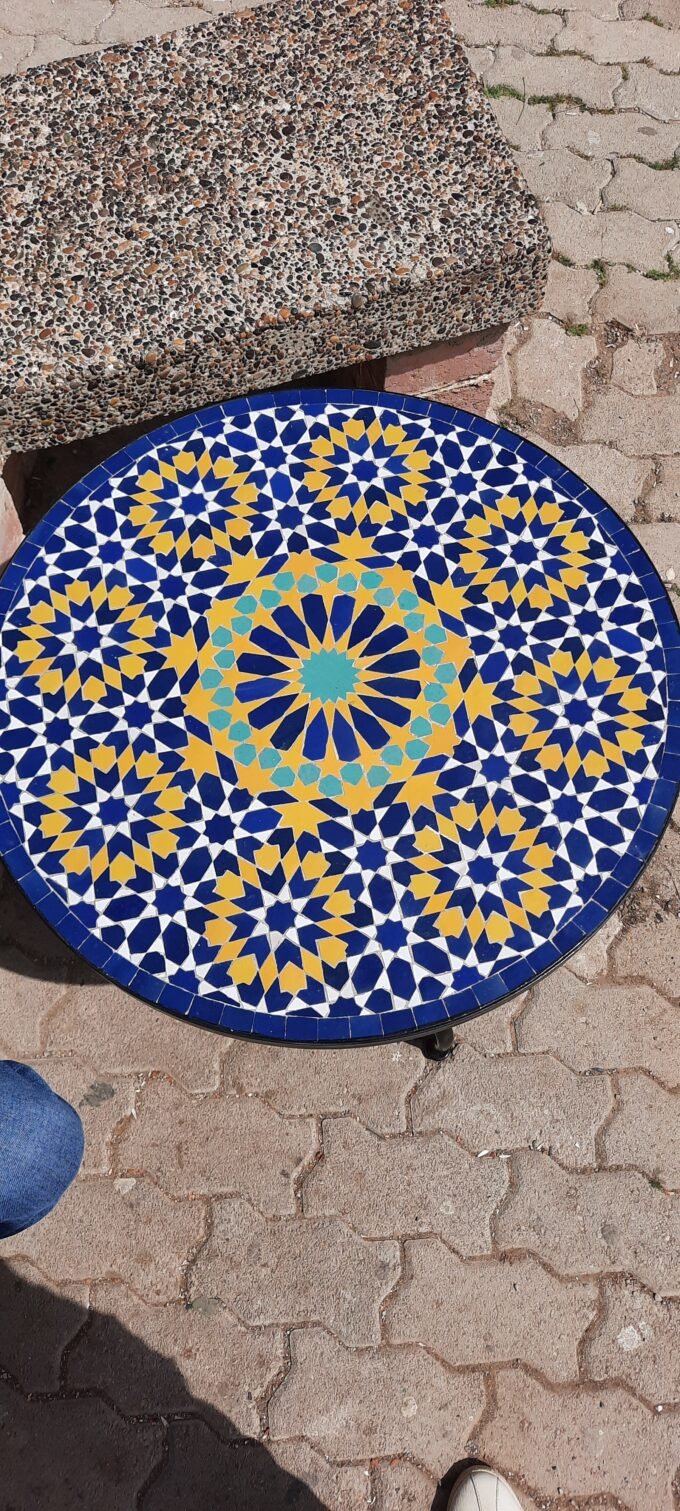 Luxury Handcrafted Moroccan Mosaic Table