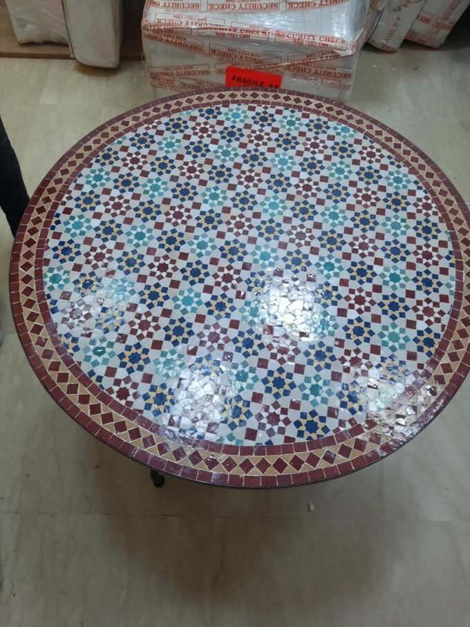 Special Handcrafted Model Moroccan Mosaic Table