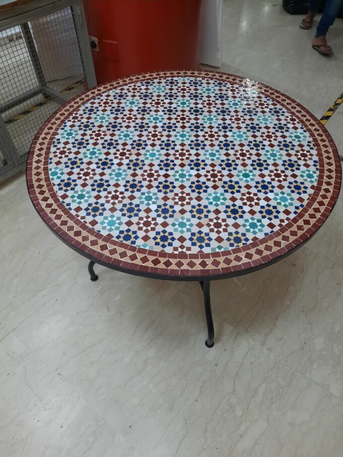Special Handcrafted Model Moroccan Mosaic Table