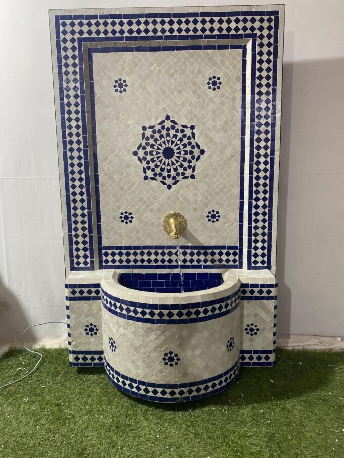Custom Handcraft Moroccan Mosaic Fountain