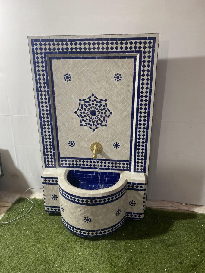 Custom Handcraft Moroccan Mosaic Fountain