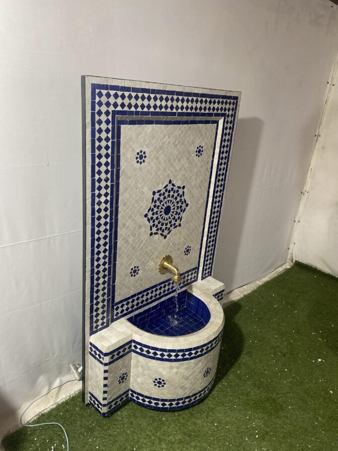 Custom Handcraft Moroccan Mosaic Fountain