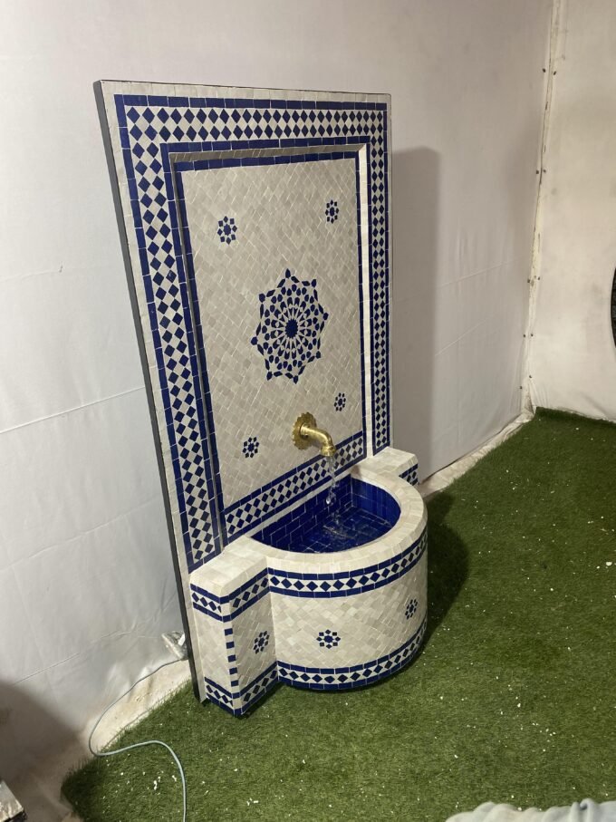 Custom Handcraft Moroccan Mosaic Fountain