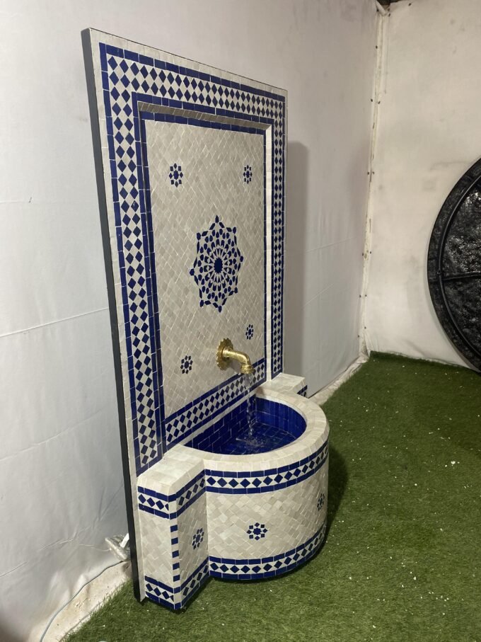 Custom Handcraft Moroccan Mosaic Fountain