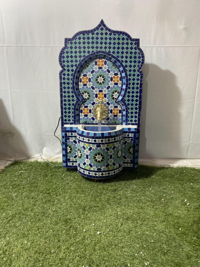 Custom Mosaic Fountain for Outdoor and Indoor