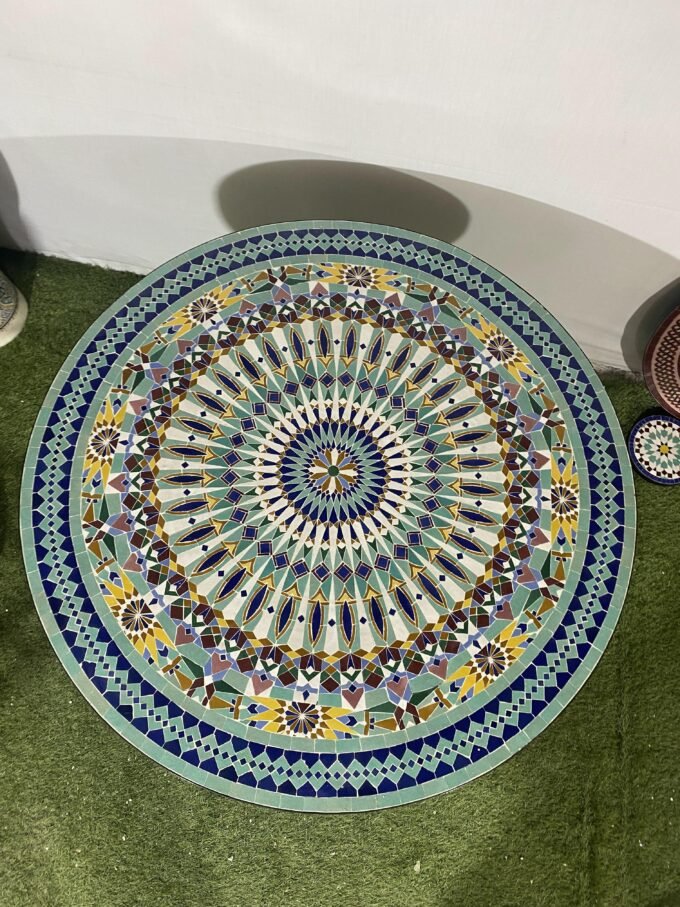 Exclusive Moorish Moroccan Handmade Mosaic Table (Copy)