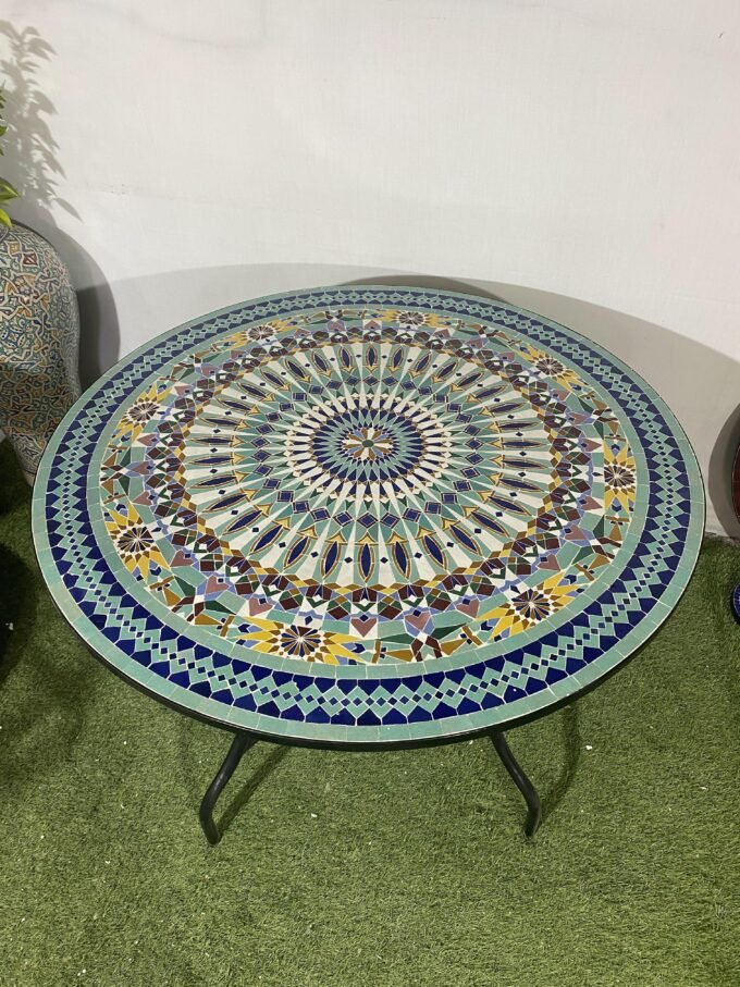 Exclusive Moorish Moroccan Handmade Mosaic Table (Copy)
