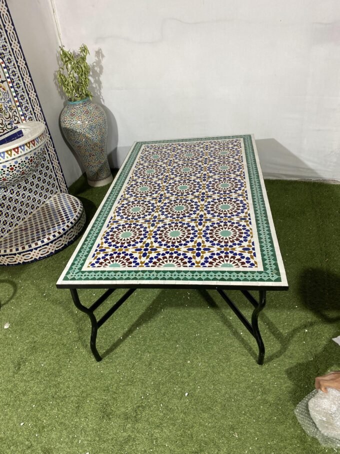 Elegance Moorish Moroccan Exclusive Mosaic Table
